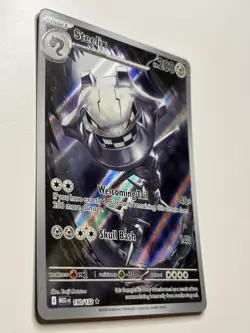 Pokemon Mega Evolution Steelix Illustration Rare NM - Image 2
