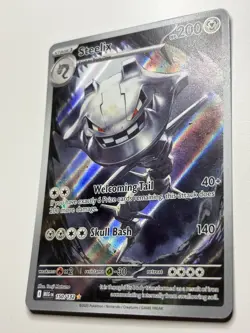 Pokemon Mega Evolution Steelix Illustration Rare NM - Image 3