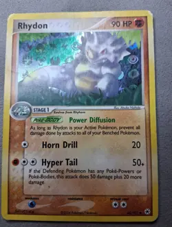 Rhydon 46/101 Hidden Legends Reverse Holo MP Pokemon TCG - Image 2