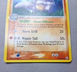 Rhydon 46/101 Hidden Legends Reverse Holo MP Pokemon TCG - Image 3