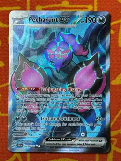 POKEMON TCG PECHARUNT EX 085/064 FULL ART NEAR MINT SHROUDED FABLE - Image 1