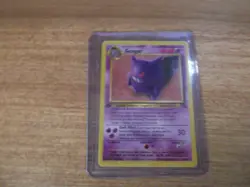 Pokemon Card Gengar 1st Edition TCG Fossil Super Rare Non Holo 20/62 LP - Image 1