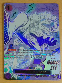 GUM GUM GIANT D.LUFFY Factory Missprint PRB02 OP09-078 ENGLISH ONE PIECE - Image 2