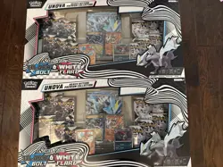 2 Boxes of POKEMON UNOVA Heavy Hitters Premium Collection Black Bolt White Flare - Image 1