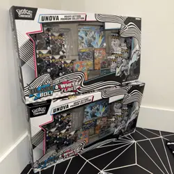 2 Boxes of POKEMON UNOVA Heavy Hitters Premium Collection Black Bolt White Flare - Image 1