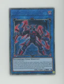 Yu-Gi-Oh! Xtra HERO Cross Crusader RA04 No Name Missprint Prismatic Secret Rare - Image 1