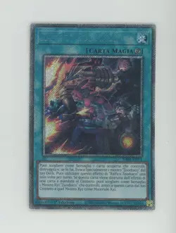 Yu-Gi-Oh! Zoodiac Barrage RA04-091 No Name Missprint Prismatic Secret Rare - Image 1