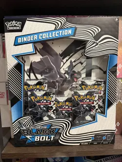 Pokemon TCG Scarlet & Violet Black Bolt Binder Collection BRAND NEW SEALED Unova - Image 1