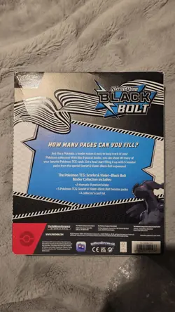 Pokemon TCG: Scarlet & Violet Black Bolt Binder Collection - New & Sealed x1✅ - Image 3