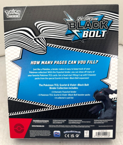 Pokemon TCG Black Bolt Scarlet & Violet Binder Collection Box New Sealed - Image 2