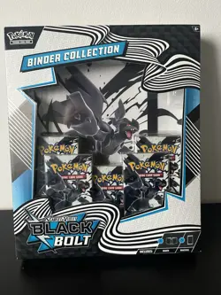Pokemon TCG: Scarlet & Violet Black Bolt Binder Collection - New and Sealed! - Image 1