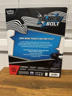 Pokemon TCG Scarlet & Violet Black Bolt Binder Collection ✅New Sealed ✅ - Image 2