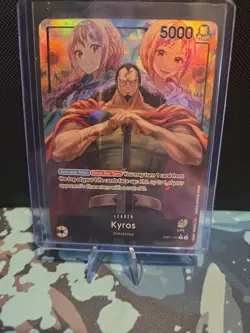 EB01-040 Kyros Alt Art : Leader Foil Alt Art One Piece English TCG Card : EB01: - Image 1