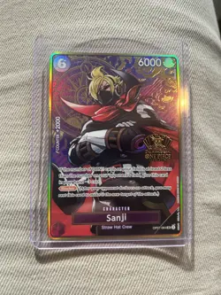 Sanji 2nd Anniversary GOLD Promo OP07-064 One Piece NM - Image 1