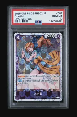 PSA 10 - O-Nami ST18-002 Sparkle Foil One Piece Japanese 2025 - Image 1