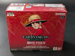 Lot of (12) One Piece OP-13 Carrying On His Will Booster Boxes Sealed English - Image 2