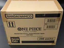 One Piece Paramount War Booster 12 Box Sealed CASE (ENGLISH) OP 02 - Image 1