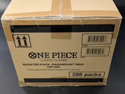 One Piece Paramount War Booster 12 Box Sealed CASE (ENGLISH) OP 02 - Image 3