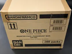 One Piece Paramount War Booster 12 Box Sealed CASE (ENGLISH) OP 02 - Image 4