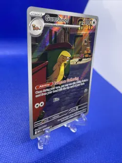 Gumshoos Illustration Rare 153/132 Mega Evolution Pokemon TCG Near Mint Card NM - Image 2