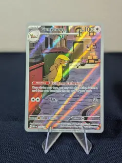 Gumshoos Illustration Rare 153/132 Mega Evolution Pokemon TCG Near Mint Card NM - Image 1