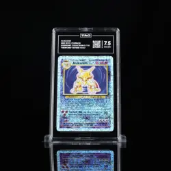 2002 Pokemon Legendary Collection Alakazam Reverse Holo #1/110 TAG 7.5 - Image 1