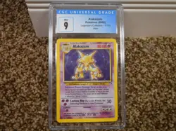 Alakazam Legendary Collection HOLO cgc 9 MINT Pokemon 2002 1/110 psa card ccg - Image 1