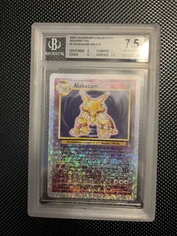 Alakazam #1/110 BGS 7.5 Legendary Collection Reverse Holo 2002 Pokemon - Image 3