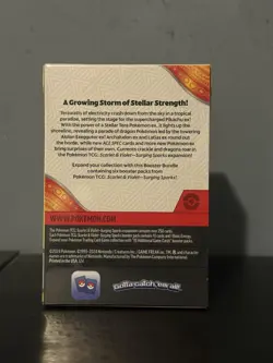 NEW Sealed Pokemon tcg Scarlet & Violet Surging Sparks Booster Bundle 6 Pack - Image 2