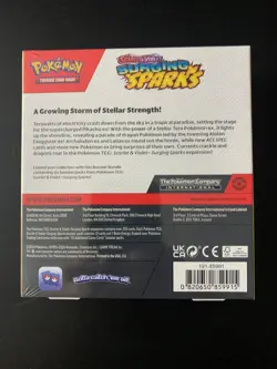 Pokemon TCG Scarlet & Violet Surging Sparks 6 Booster Pack Bundle Factory Sealed - Image 2