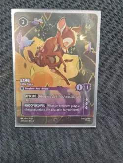 Disney Lorcana Bambi Little Prince Enchanted Card 209/204 - Image 1
