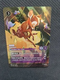 Disney Lorcana Bambi Little Prince Enchanted Card 209/204 - Image 2