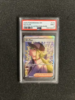2025 POKEMON BLK EN-BLACK BOLT 170/086 N'S PLAN PSA 10 🤩 - Image 1