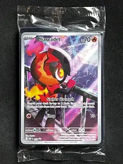 Charcadet 22 Black Star HOLO Promo Phantasmal Flames SEALED Pack Pokemon Card - Image 1