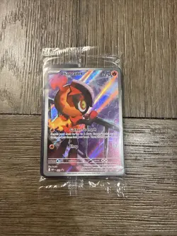 Charcadet 22 Black Star HOLO Promo Phantasmal Flames SEALED Pack Pokemon Card - Image 1