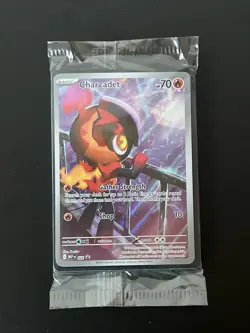 Charcadet 22 Black Star HOLO Promo Phantasmal Flames SEALED Pack Pokemon Card - Image 1