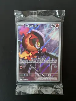 Charcadet 22 Black Star HOLO Promo Phantasmal Flames SEALED Pack Pokemon Card - Image 2