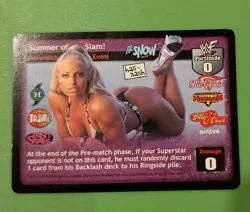 WWE WWF Raw Deal CCG Summer Of Slam Promo Card Summer Slam - Image 1