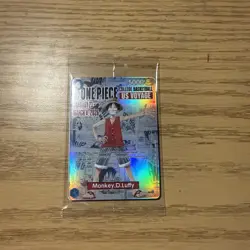 One Piece Monkey D. Luffy US College Basketball Card Rutgers In Hand Ships Now - Image 1