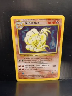 Ninetales 12/102 Holo NM Or Better Rare Base Set Pokemon Card 1999 FAST SHIPPING - Image 1