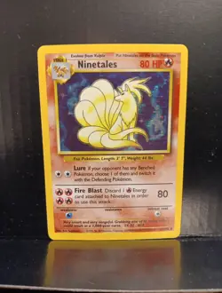 Ninetales 12/102 Holo NM Or Better Rare Base Set Pokemon Card 1999 FAST SHIPPING - Image 2