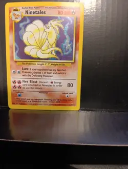 Ninetales 12/102 Holo NM Or Better Rare Base Set Pokemon Card 1999 FAST SHIPPING - Image 4