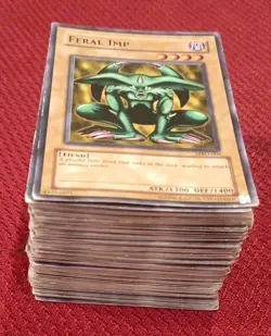 Vintage 1996 Yu-Gi-Oh Trading Cards. Lot Of 123. Some Rare. 15 1st Edition. - Image 3