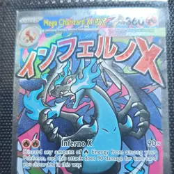 Pokemon Mega Charizard X EX Promo Holo Card 023 Me: Mega Evolution Promo - Image 1