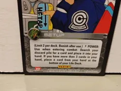 DBZ Dragon Ball Z TCG Card Panini Premiere U107 Visiting The Past PanZ - Image 2