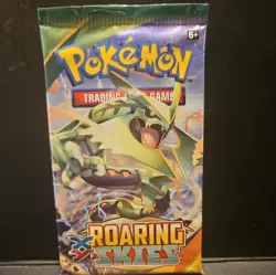 2015 Pokemon XY ROARING SKIES Booster Pack Factory Sealed Rayquaza Art - Image 1