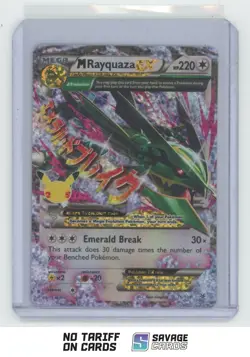 2015 Pokemon XY Roaring Skies Holo M Rayquaza EX #76/108 - Image 1