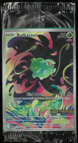 2025 Pokemon Mega Evolution Bulbasaur Stamped Promo 133/132 Sealed - Image 1