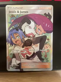 Pokemon TCG Jessie James Full Art Holo Card 68/68 Hidden Fates Ultra Rare NM - Image 1