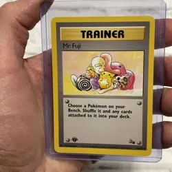 Mr. Fuji 58/62 1st Edition Regular Non Holo WoTC Pokemon Fossil Set NM English - Image 1